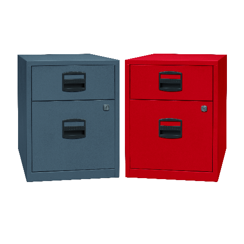 Home Office Schubladenschrank • Schreibtisch Container • Metallschrank • Bisley